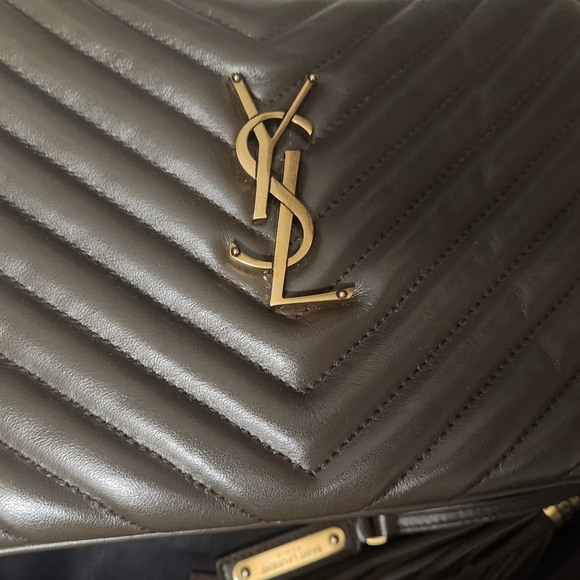 Saint Laurent Monogram Lou Camera Bag - Olive - Picture 7 of 7
